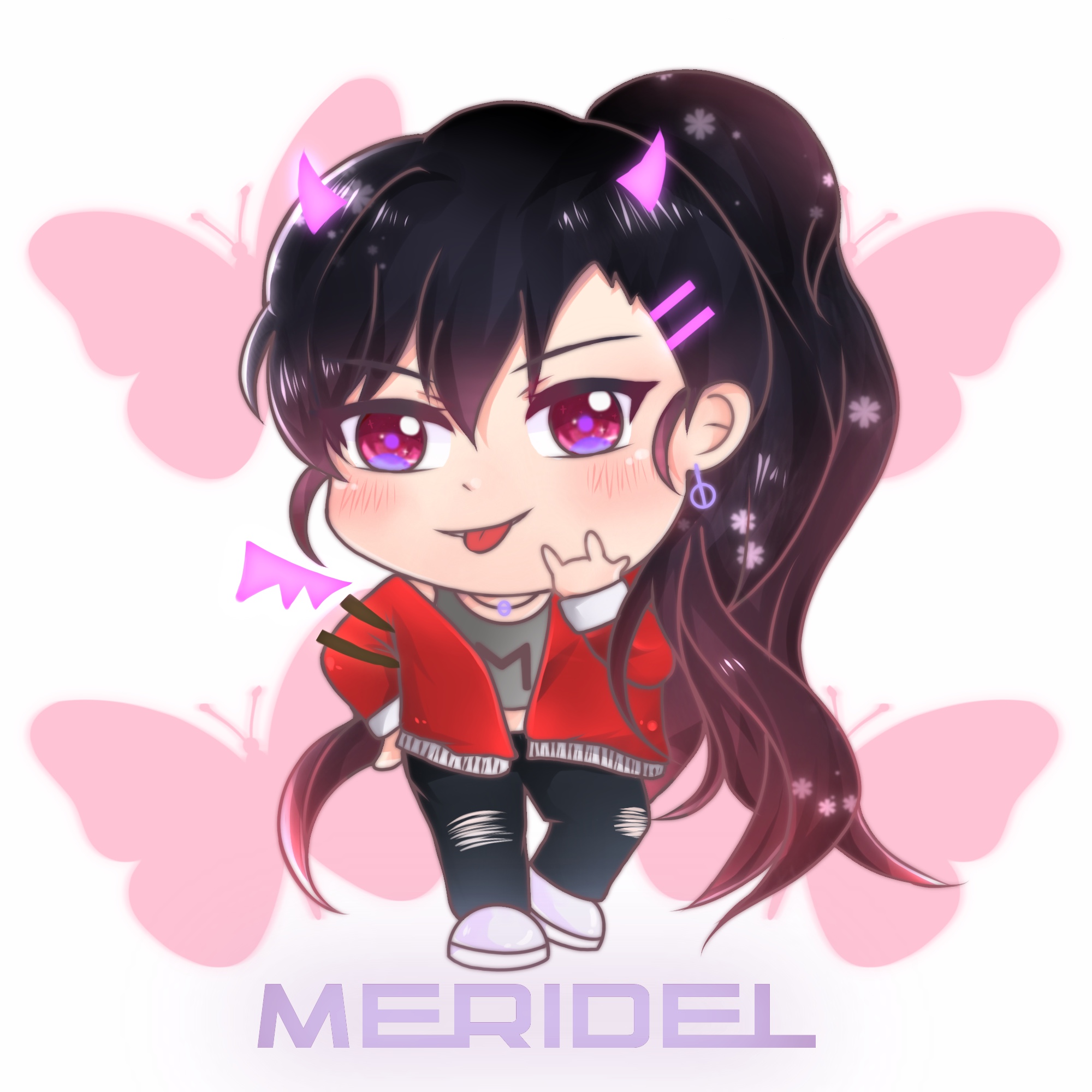 A chibi Meridel by Wafflecaramel (high res)